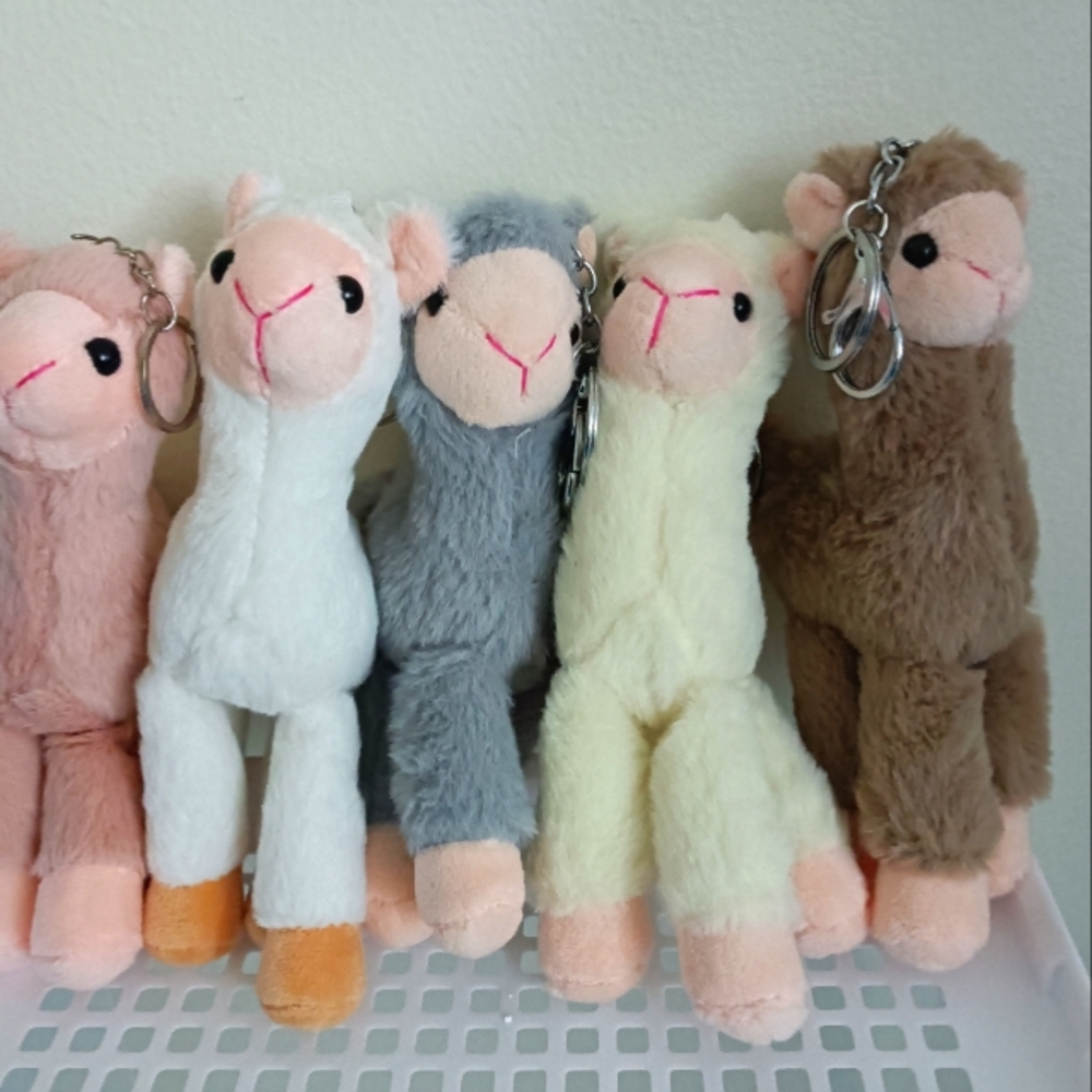 🌿 5/$15🌿Cute Plush Baby Camel Keychain, Bag, Backpack Charm, Car Pendant, 7" H
